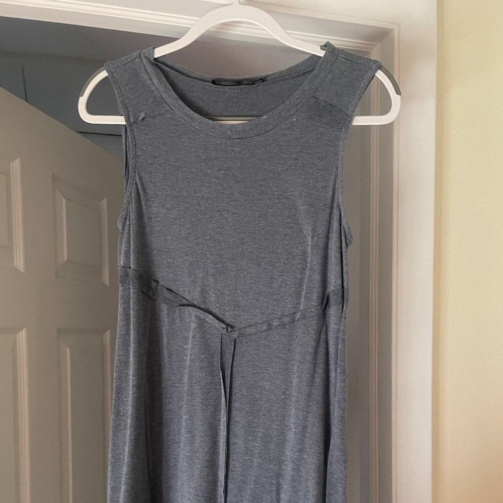 Gray Midi Dress